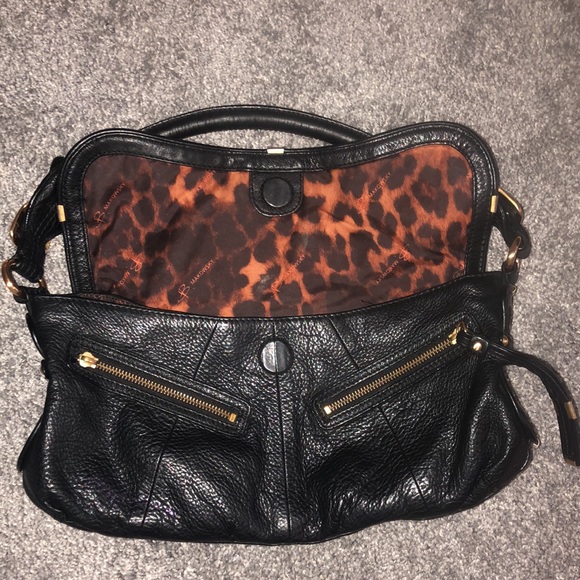 B Makowsky genuine pebbled leather small satchel - Picture 4 of 6